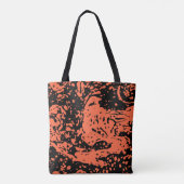 Marmor Granit Textur Natur Tasche (Rückseite)