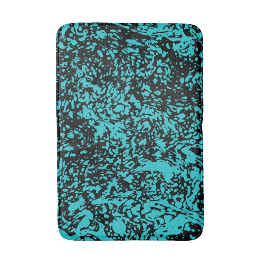 Marmor Granit Texture Blue Badematte (Vorderseite Vertikal)