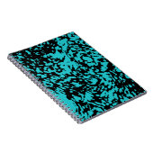 Marmor Granit Texture Blue Notizblock (Rechte Seite)