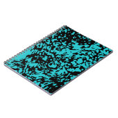 Marmor Granit Texture Blue Notizblock (Linke Seite)