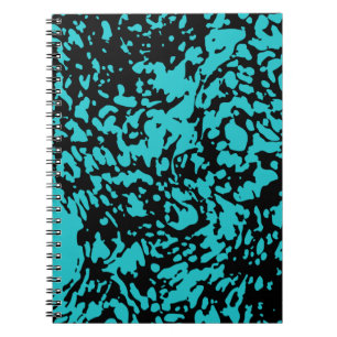 Marmor Granit Texture Blue Notizblock