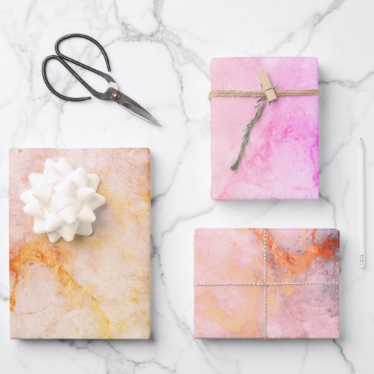 Marmor Granit Venen helles, farbiges Papier (Vorderseite)