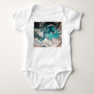 Marmor Handmade: Traditionelle Luxus Textur. Baby Strampler