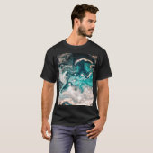 Marmor Handmade: Traditionelle Luxus Textur. T-Shirt (Vorne ganz)