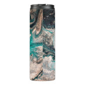 Marmor Handmade: Traditionelle Luxus Textur. Thermosbecher (Rückseite)