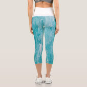 Marmor High Waisted Capris (Rückseite)