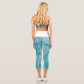 Marmor High Waisted Capris (Rückseite)