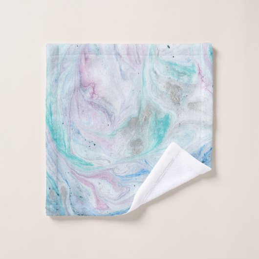 Marmor I Badhandtuch Set (Waschlappen)