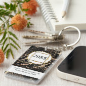 Marmor-Imitate Goldmedaillengemein Schlüsselanhänger (Vorderseite rechts)