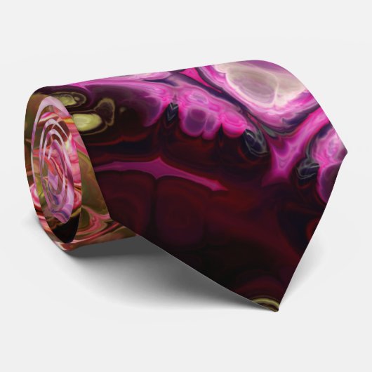 Marmor in Rosa Krawatte (Gerollt)