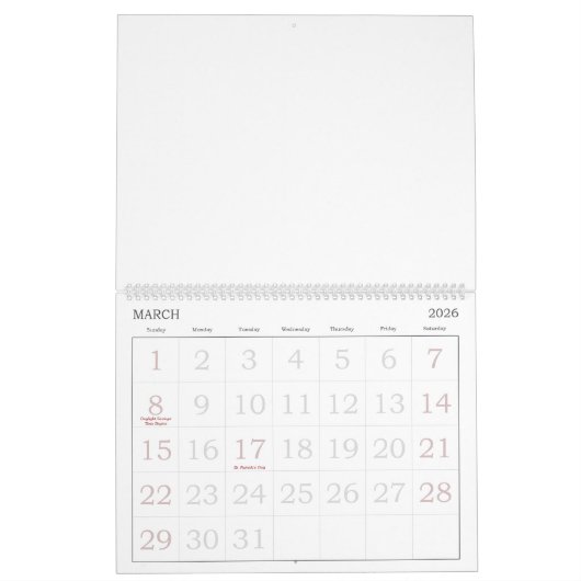 Marmor Kalender (Mär 2026)