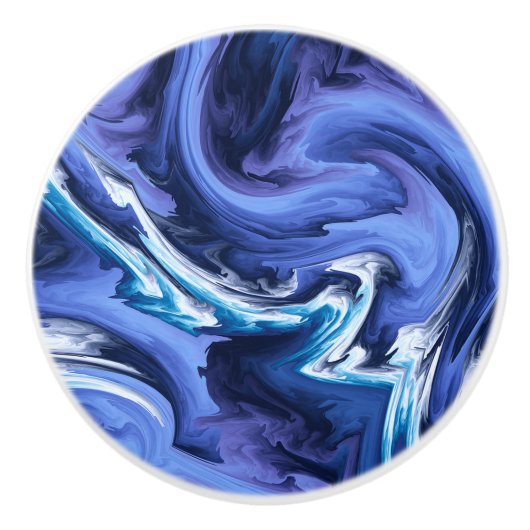 Marmor Keramikknauf (Vorderseite)