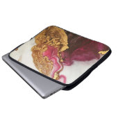 Marmor Laptopschutzhülle (Vorne Knopf)