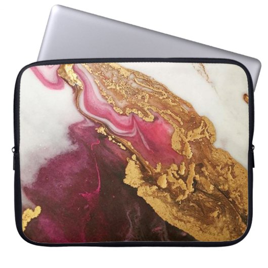 Marmor Laptopschutzhülle (Vorderseite)