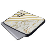 Marmor Laptopschutzhülle (Vorne Knopf)