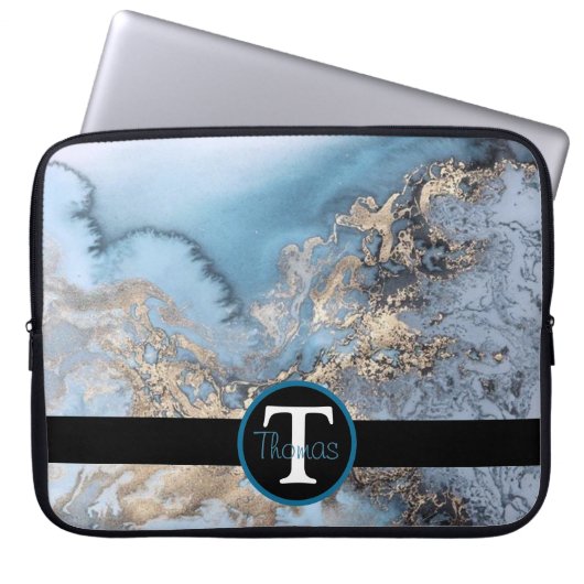 Marmor Laptopschutzhülle (Vorderseite)