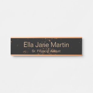 Marmor-Look Hängende Wand Name Plate Türschild