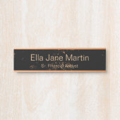 Marmor-Look Hängende Wand Name Plate Türschild (Vorderseite )