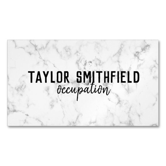 Marmor Magnetische Visitenkarte (Vorderseite)