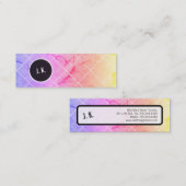 Marmor Mini Visitenkarte (Vorne/Hinten)