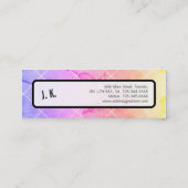 Marmor Mini Visitenkarte (Rückseite)