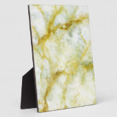 Marmor mit gelben Threads Fotoplatte (Seite)