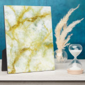 Marmor mit gelben Threads Fotoplatte (Seite)