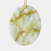Marmor mit gelben Threads Keramikornament (Rechts)