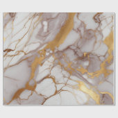 Marmor mit Gold Geschenkpapier (Flach)