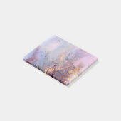 Marmor mit Goldstaub Post-it Klebezettel (angewinkelt)