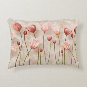 Marmor mit Tulpen aus Klartext: delikat. Dekokissen