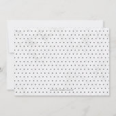 Marmor | Modernes Abendessen bei Hochzeitsfeiern u Einladung (Rückseite)