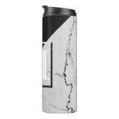 Marmor-Monogramm Thermosbecher (Nach rechts gedreht)