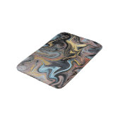 Marmor Natur Kunstwerk Goldener Glitzer Badematte (Schrägansicht)