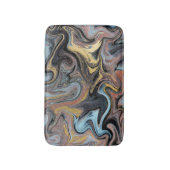 Marmor Natur Kunstwerk Goldener Glitzer Badematte (Vorderseite Vertikal)