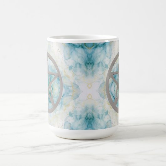 Marmor-Pentagramm Kaffeetasse (Mittel)