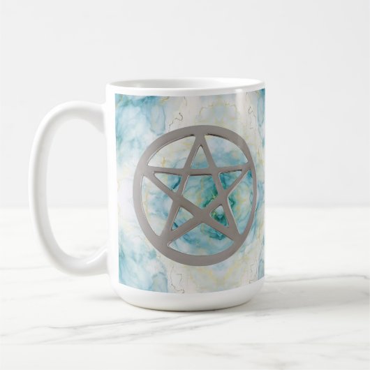 Marmor-Pentagramm Kaffeetasse (Links)