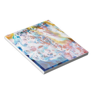 Marmor personalisiert notizblock