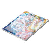 Marmor personalisiert notizblock (Rotiert)