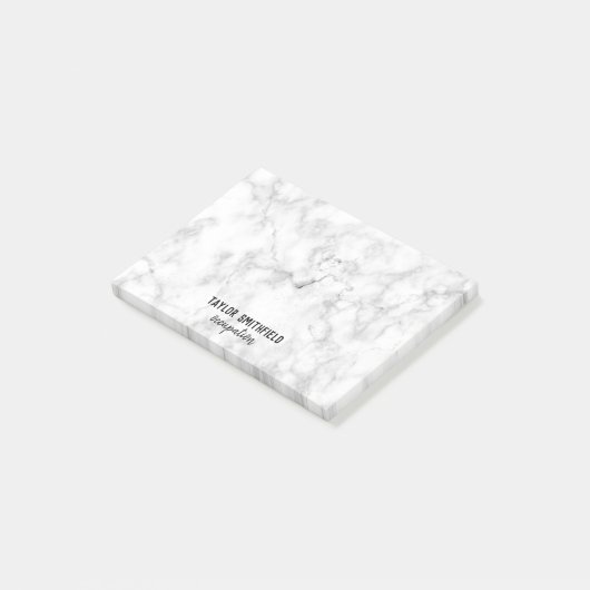 Marmor Post-it Klebezettel (angewinkelt)