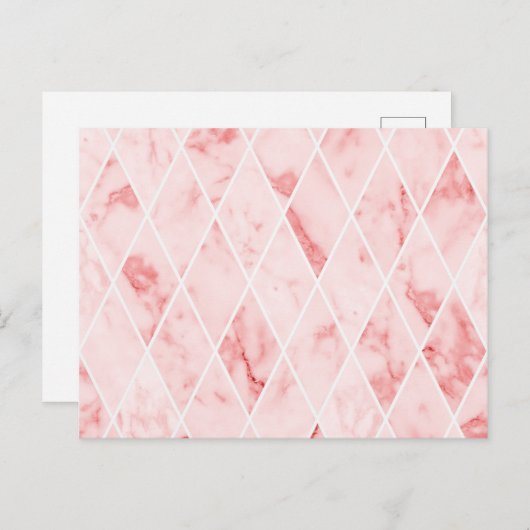 Marmor Postkarte (Vorne/Hinten)