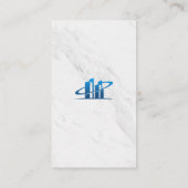 Marmor | Realtor Broker | Real Anwesen Agent Visitenkarte (Rückseite)