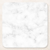 Marmor Rechteckiger Pappuntersetzer (Vorderseite)