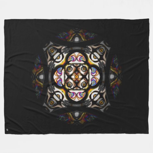 Marmor (Reihe n° 1 Marmor) Fleecedecke (Vorderseite (Horizontal))