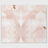 Marmor-Rosa-Glitter-Geschenkpapier Geschenkpapier (Flach)