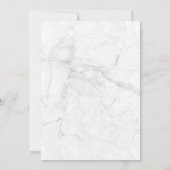 Marmor Rose Gold Geometric Wedding Einladung (Rückseite)