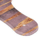 Marmor Rose Gold lila Name Moderne Schneidebrett (Ecke)