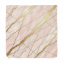 Marmor-Rosé-Pink- und Gold-Luxus-Einecktuch
