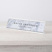 Marmor Schreibtischnamensplakette (Vorderseite )
