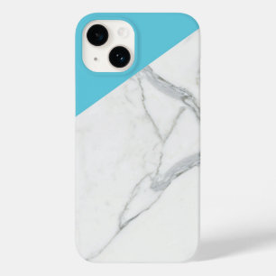 Marmor-Seafoam-Blauer Schutz-iPhone-Case 14 13 Case-Mate iPhone 14 Hülle